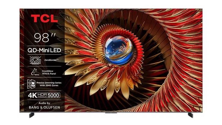 Le téléviseur TCL Q8C Premium QD MiniLED (Source de l'image : TCL)