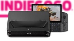 Le projecteur VAVA Chroma a battu le GPD WIN 3 pour devenir la campagne la mieux financée sur Indiegogo en 2021. (Image source : VAVA/GPD/Indiegogo - édité)