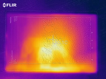 TrekStor Surftab Trelevé thermiquere L15 - Relevé thermique à l'avant de l'appareil en cas de sollicitations.