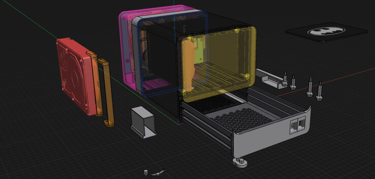 L'ensemble de la conception a été compilé dans Shapr3D (Source de l'image : Jack Harvest)