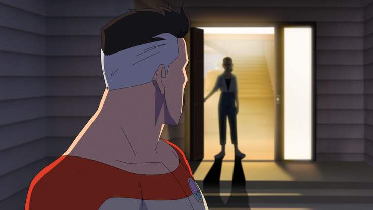 Pour Omni-Man, le moment le plus important de cet épisode n'est pas le combat de vie ou de mort qui en constitue le point culminant. C'est celui-ci.