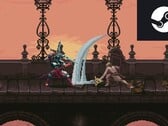 Blasphemous est un jeu Metroidvania de type Souls qui est actuellement en vente à un prix record sur Steam. (Source de l'image : Steam)