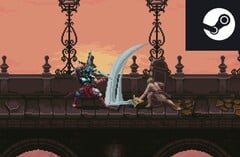 Blasphemous est un jeu Metroidvania de type Souls qui est actuellement en vente à un prix record sur Steam. (Source de l&#039;image : Steam)