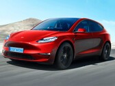 Rendu du concept de la Tesla Model 2 à hayon (image : CarWow)