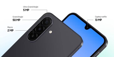 Le Galaxy A18 4G est équipé d'un appareil photo principal de 50 MP