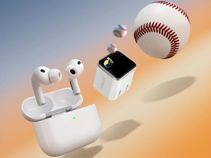 Le chargeur Anker Nano (45W, Smart Display, pliable à 180°). (Source de l'image : Anker)