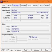 Lenovo Yoga S730 - CPU-Z : carte-mère.