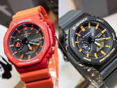 Les montres Casio G-Shock GA-B2100DF-4A (à gauche) et GA-B2100DF-1A (à droite), en photo. (Source de l'image : @geesgshock sur Instagram)