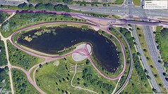 Mesure GNSS : lac