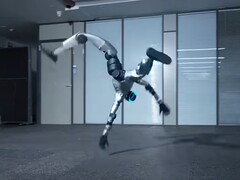 L&#039;Unitree G1 apparaît dans sa dernière version, Kungfu Kid V6.0. (Image source : Unitree Robotics)