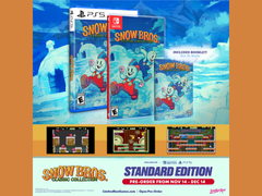 Illustration promotionnelle pour Snow Bros. Classic Collection (source d'image : Limited Run Games)