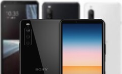 Le Sony Xperia 10 III dans la nouvelle image live ressemble aux rendus d&#039;OnLeaks. (Image source : AndroidNext/OnLeaks/Voice - édité)