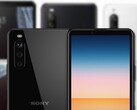 Le Sony Xperia 10 III dans la nouvelle image live ressemble aux rendus d'OnLeaks. (Image source : AndroidNext/OnLeaks/Voice - édité)