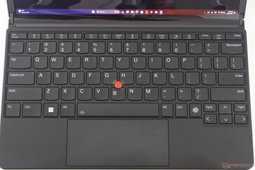 La fonction TrackPoint est incluse, alors qu'elle était absente du clavier du ThinkPad X1 Fold 13