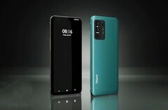 Le rendu Xiaomi Mi 11, réalisé par les fans, représente un affichage plein écran de la façade. (Source de l'image : new.qq/Tencent)