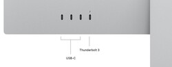 Ports du Studio Display (image : Apple)