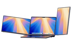 Les deux moniteurs portables FlipGo Horizon de Jsaux peuvent être utilisés à la fois en mode paysage et en mode portrait. (Source de l'image : Jsaux)