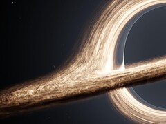 Illustration d'artiste montrant un trou noir. (Source de l'image : AdisResic - Pixabay)