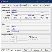 Dell Latitude 14 5410 - CPU-Z : carte-mère.