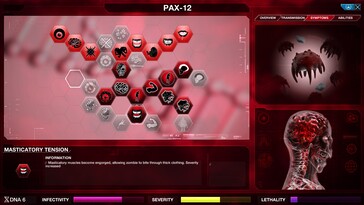 Sur la photo : une capture d'écran du jeu « Plague Inc : Evolved ».