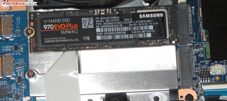Le Core 15 peut accueillir deux SSD du NVMe.