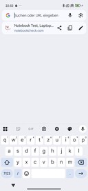 Clavier en format portrait