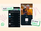 Les utilisateurs de WhatsApp pourront ajouter des chansons à leurs mises à jour de statut. (Source de l'image : WhatsApp)
