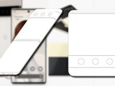 Le brevet du téléphone Flip de Xiaomi emprunte beaucoup au Pixel 6 et à Galaxy Z Flip3. (Image source : Google/Samsung/CNIPA - edited)