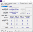 MSI PS63 Modern 8RC - CPU-Z : SPD.