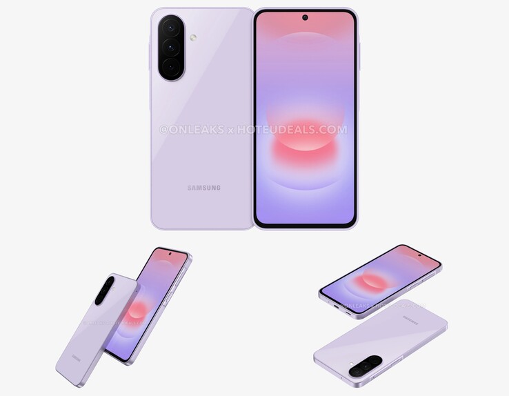 Galaxy A27 leaked renders - courtesy of OnLeaks and HotEUDeals.