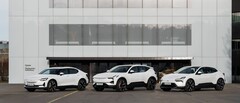 Les véhicules électriques Polestar devant le siège de l'entreprise à Göteborg, en Suède. (Source de l'image : Polestar)
