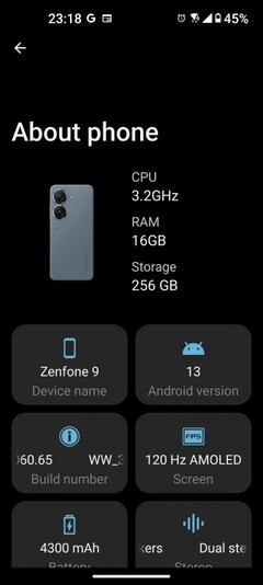 Asus met à jour le ZenFone 9. (Source : Asus via GSMArena)