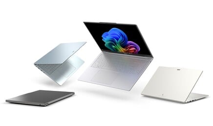 L'Acer Swift Air 16 est disponible en quatre couleurs. (Source de l'image : Acer)