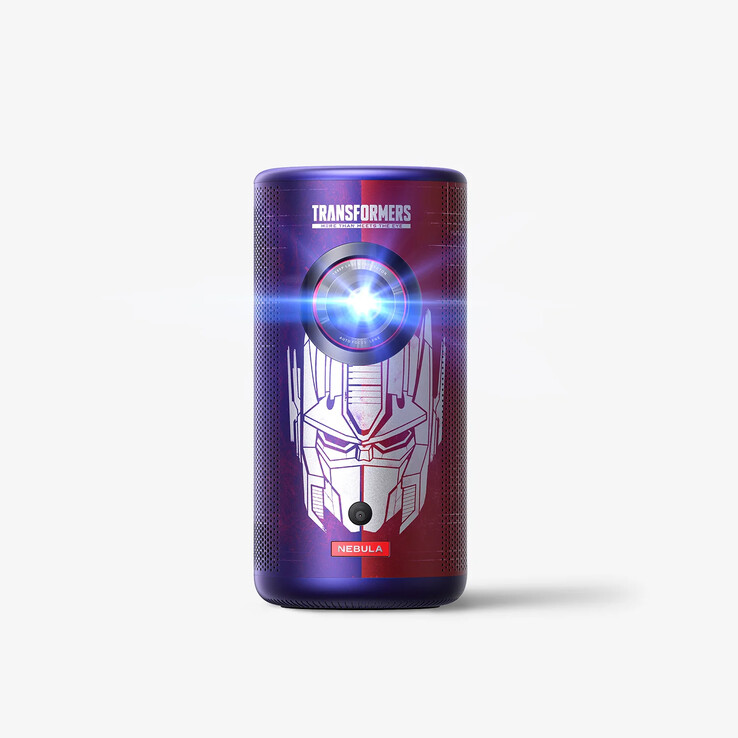 Le projecteur laser Anker x Transformers Nebula Capsule 3. (Source de l'image : Anker)