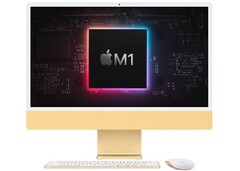 Le nouvel iMac de 24 pouces Apple est doté de la puce M1 et d'une diagonale d'écran réelle de 23,5 pouces. (Source de l'image : Apple - édité)