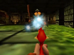 Une capture d'écran du gameplay de Banjo-Tooie (source : TheWeoneo YT)