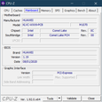 Carte mère CPU-Z (Intel)