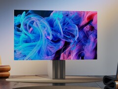 Le téléviseur C SEED N1 est doté d&#039;un grand écran 4K pliable avec un taux de rafraîchissement de 3 840 Hz. (Image source : C SEED)