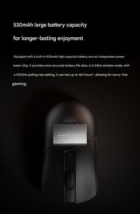 Autonomie de la Xiaomi Gaming Mouse 2 (traduit de l'anglais)