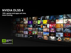 La dernière technologie d'upscaling de Nvidia, DLSS 4, est désormais prise en charge dans plus de 100 jeux et applications. (Source de l'image : Nvidia)