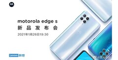 Est-ce un vrai teaser du Motorola Edge S ? (Source : Twitter)