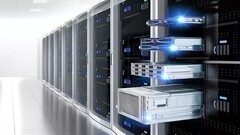 Racks de serveurs équipés de rails spécialisés. King Slide contrôle 80 % du marché des rails de serveurs haut de gamme.