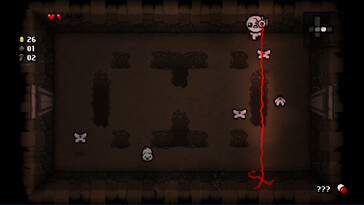 Sur la photo : une capture d'écran du jeu « The Binding of Isaac : Rebirth ».