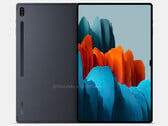 La Galaxy Tab S8 Ultra devrait arriver aux côtés de la série Galaxy S22. (Image source : @OnLeaks &amp; 91mobiles)