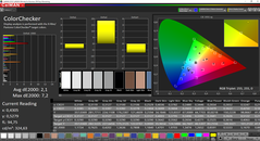 Lenovo ThinkPad T490 - ColorChecker (après calibrage).
