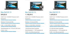 Le Dell G5 en version 15 - Source : Dell.