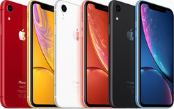 Les différentes couleurs de l'iPhone XR.