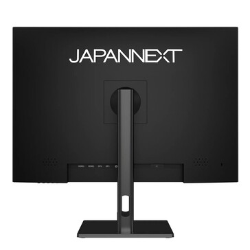 Vue arrière du moniteur.