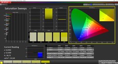 CalMAN Colorchecker Saturation calibrée