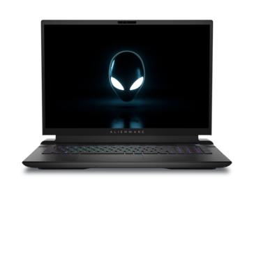 Écran de l'Alienware m18 R2 (image via Dell)